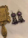 rose vintage earrings