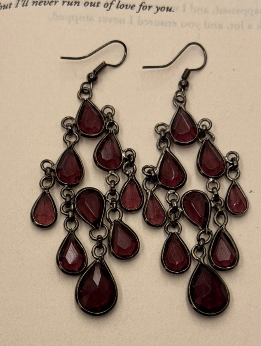 Handcrafted crystal earrings ⭐️
