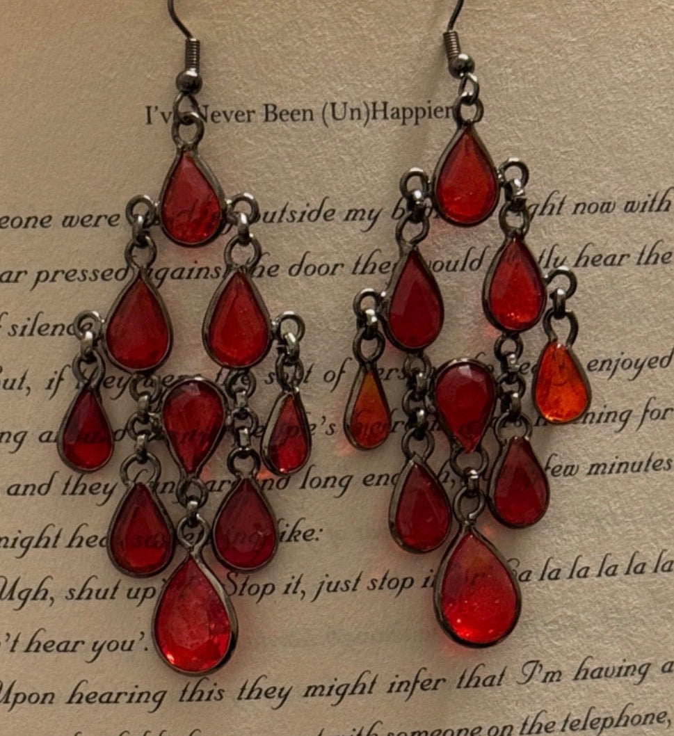 Handcrafted crystal earrings ⭐️