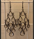Handcrafted crystal earrings