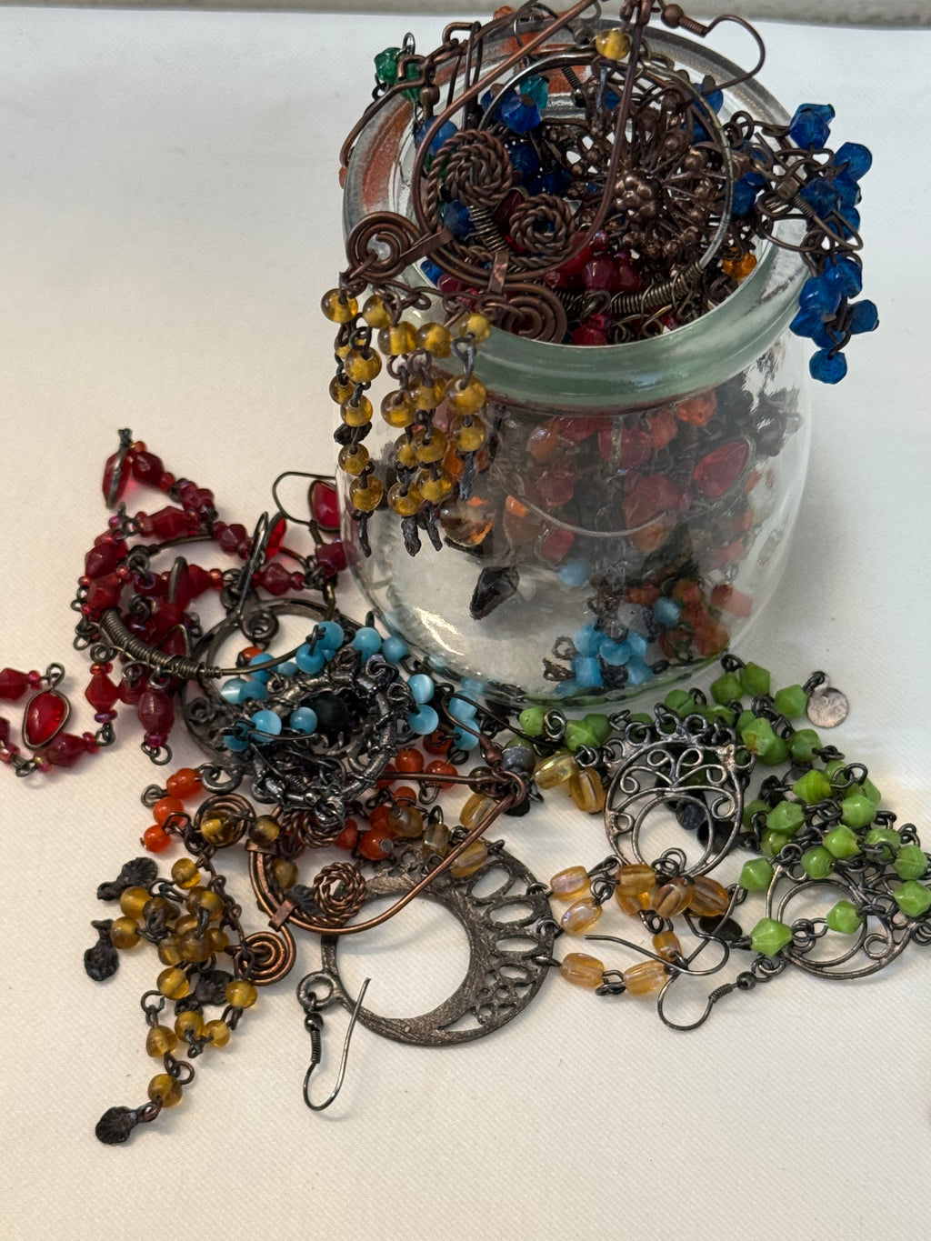 y2k earrings jar (rare finds)