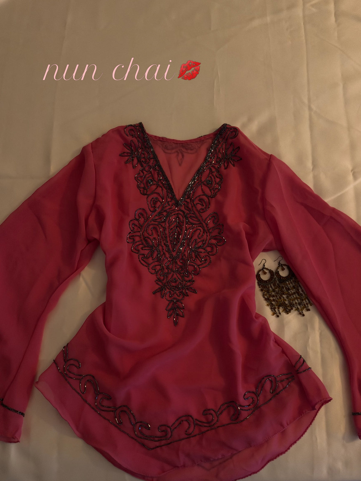 nun chai y2k kurti