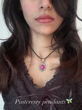 Pinterest pendant (flamingo)