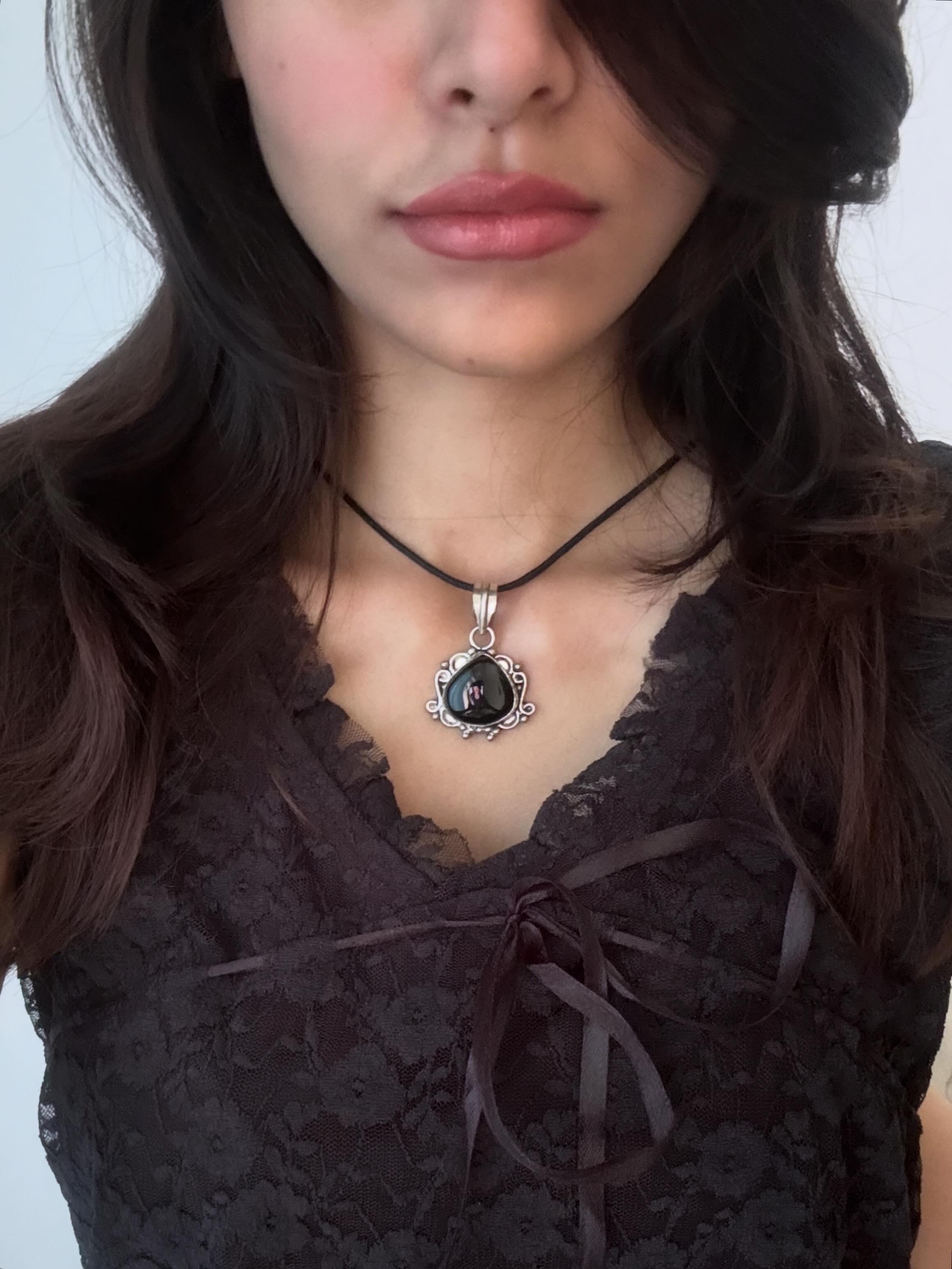 Pinterest pendant (panther)