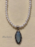 blueberry pendant