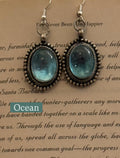 Ocean vintage earrings