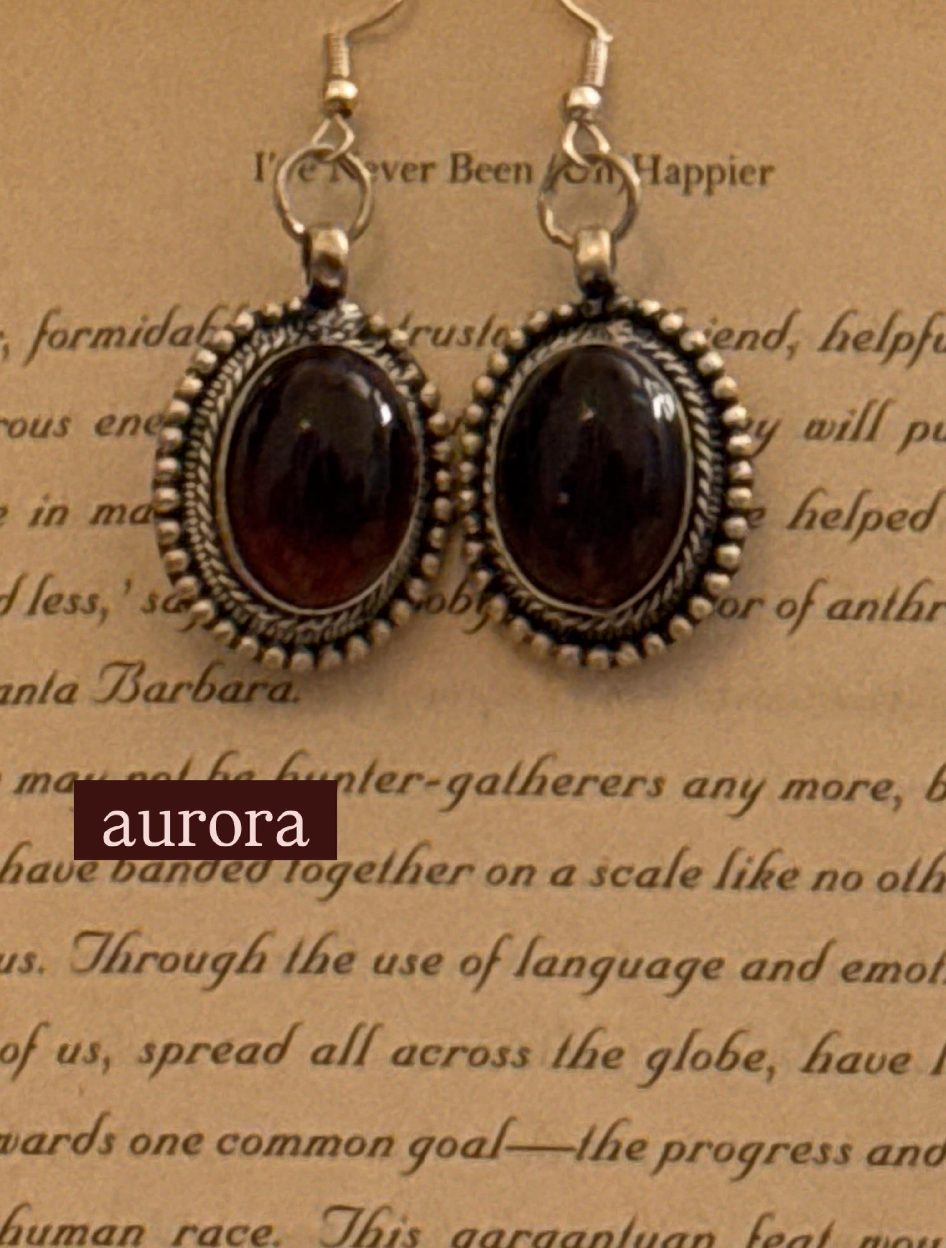 Aurora vintage earrings