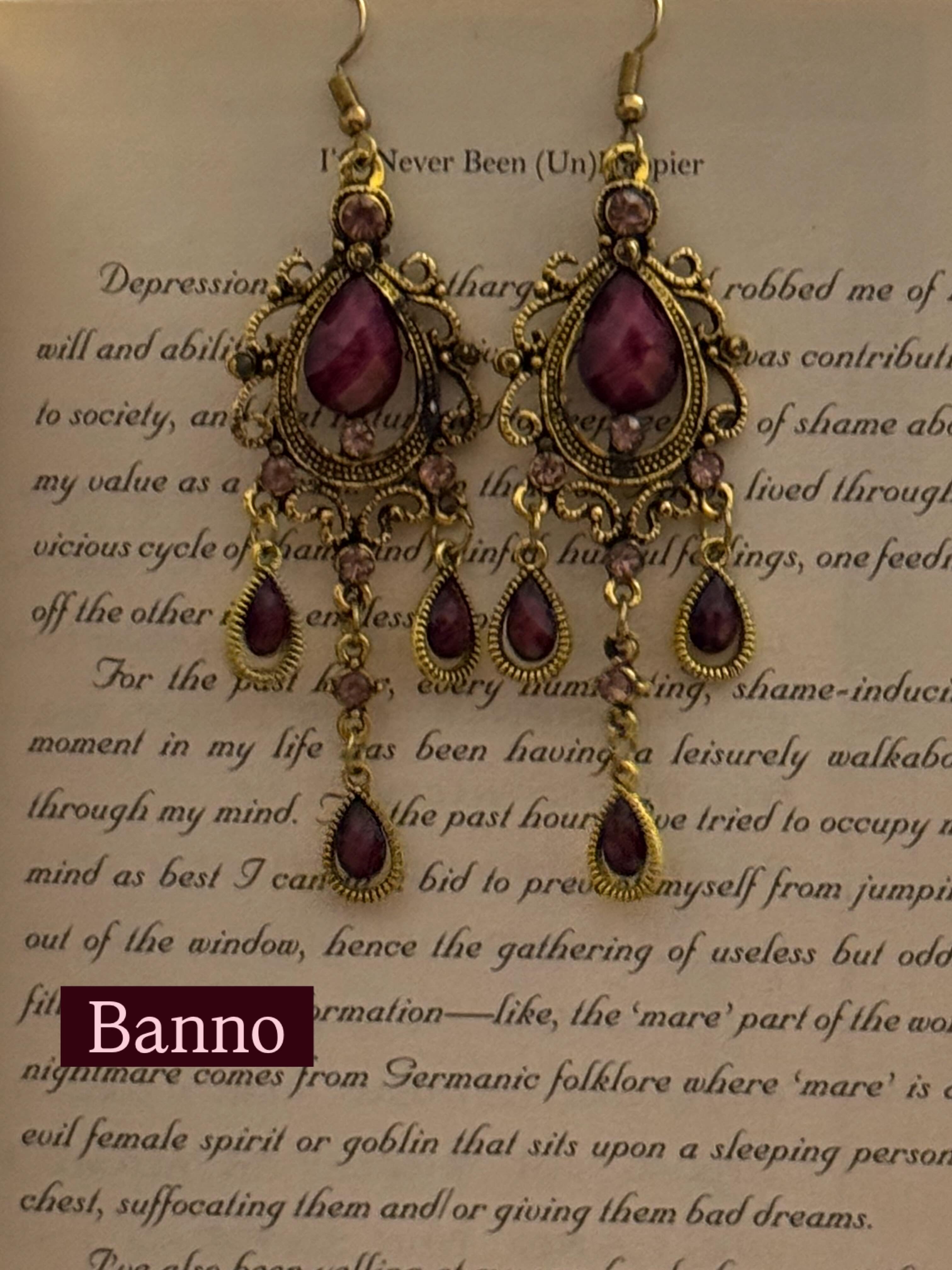 Banno vintage earrings