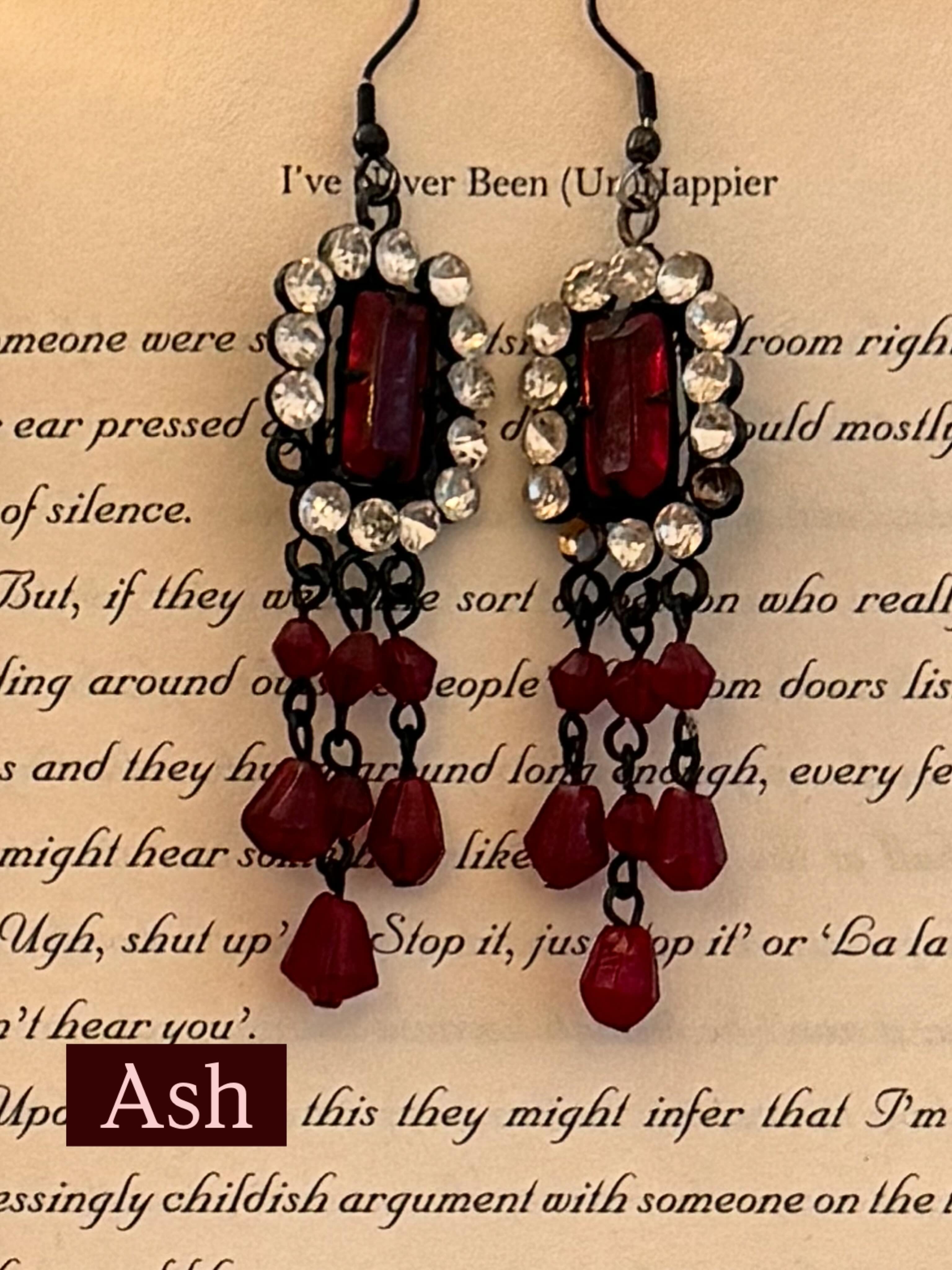 Ash vintage earrings