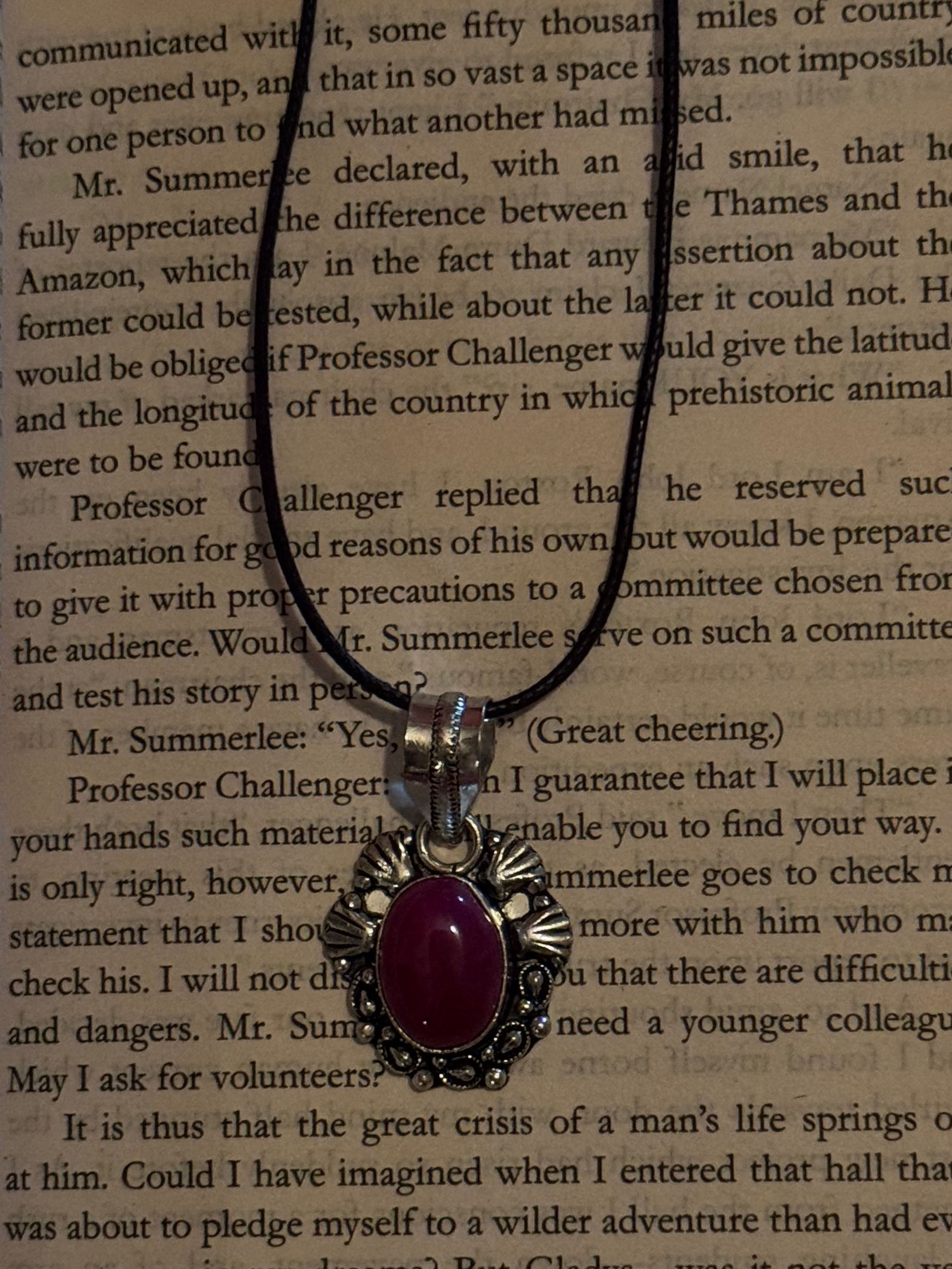 rosette vintage pendant
