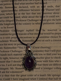 orchid vintage pendant
