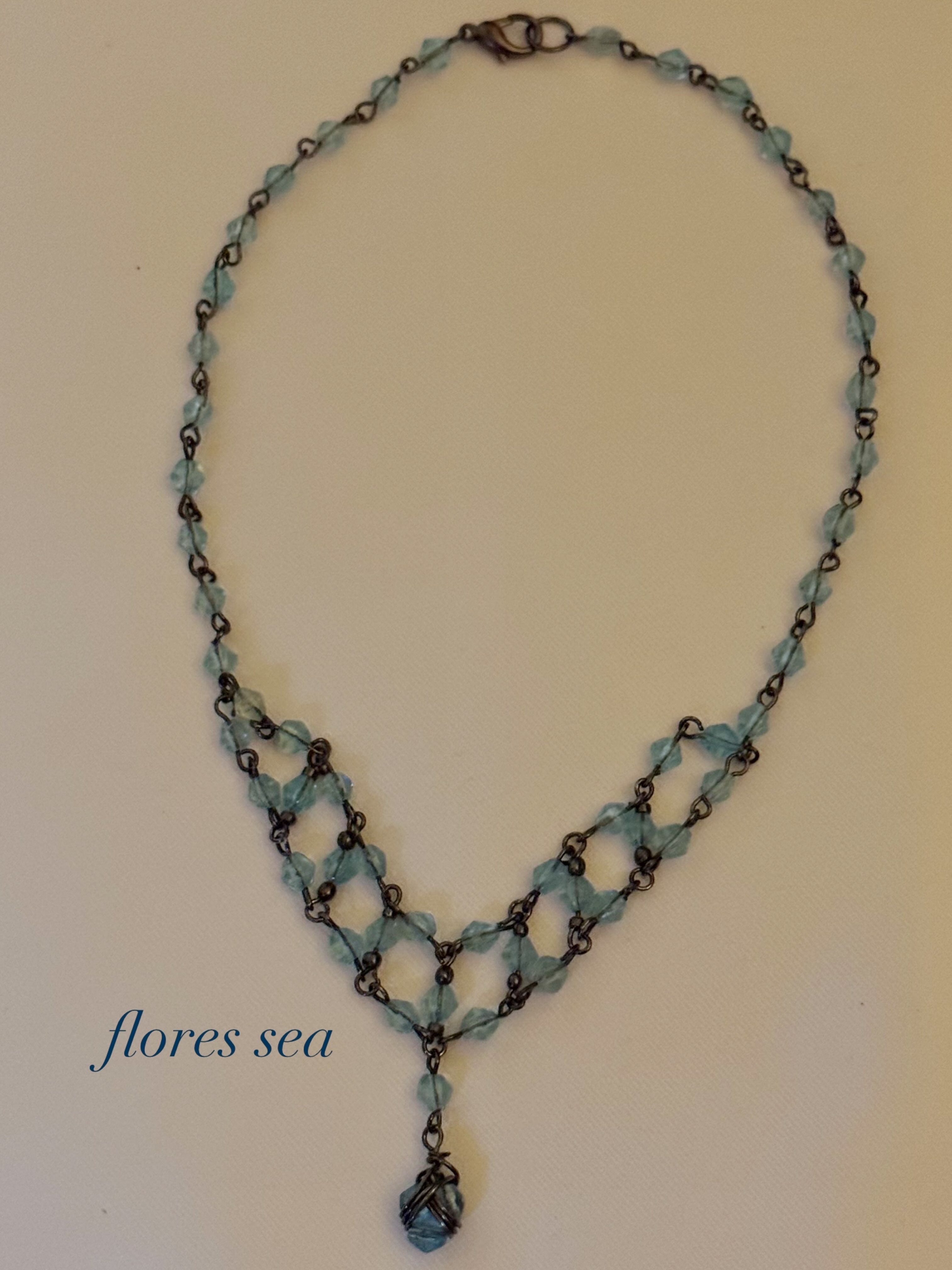 flores sea y2k necklace