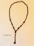 coral sea y2k necklace