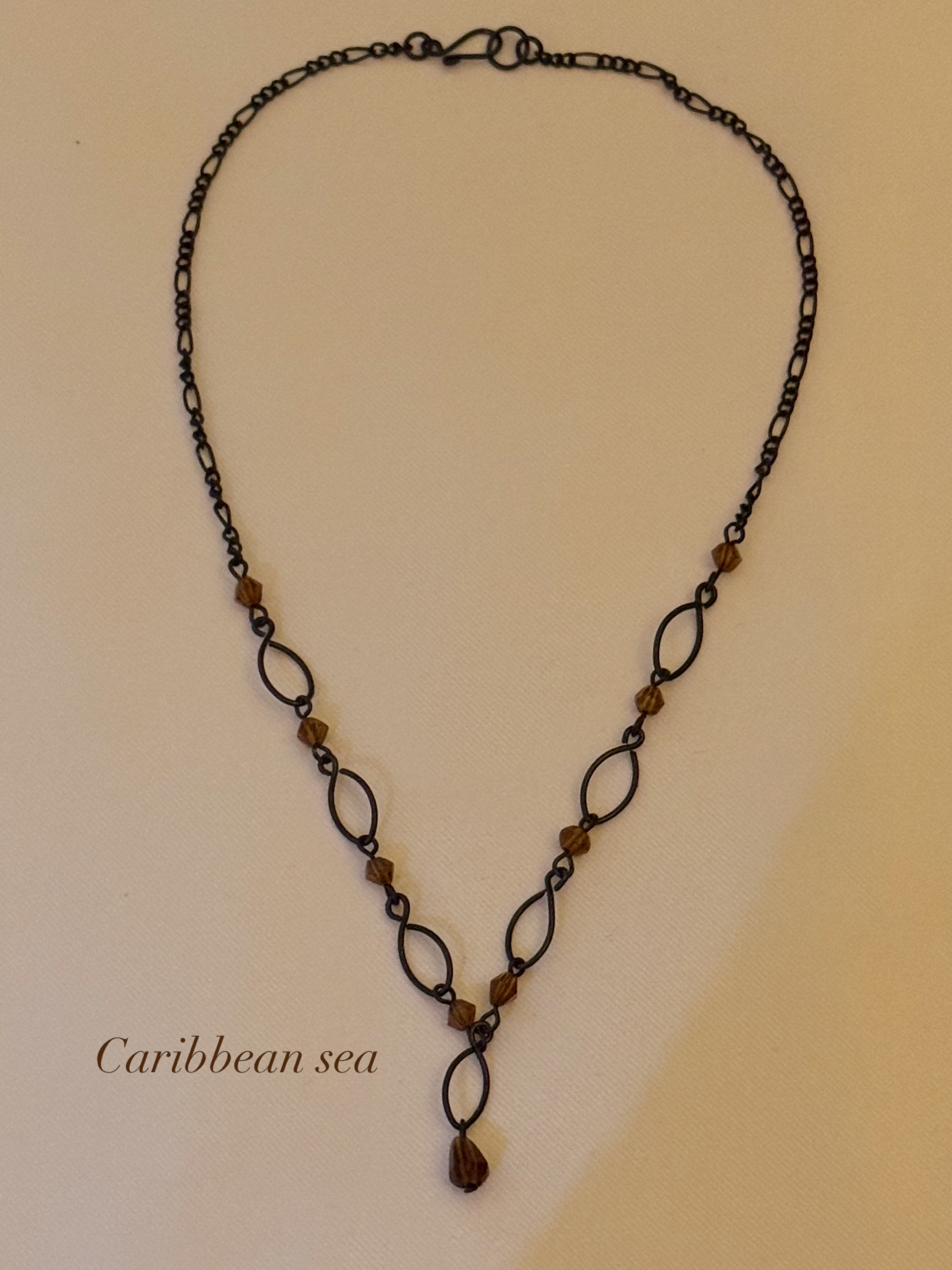 caribbean sea y2k necklace